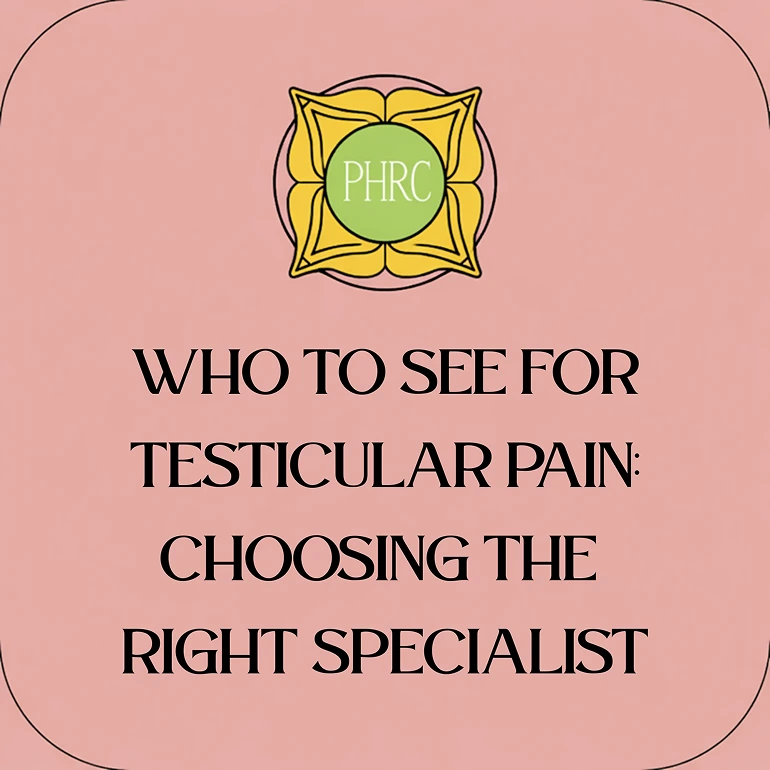 Who to see for testicular pain blog